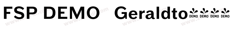 FSP DEMO   Geraldto字体转换
